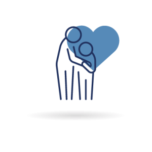 Icon of an adult and a child